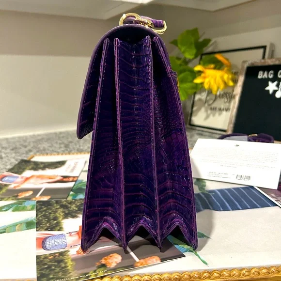 Brahmin Royal Purple Hallie - Picture 14 of 16